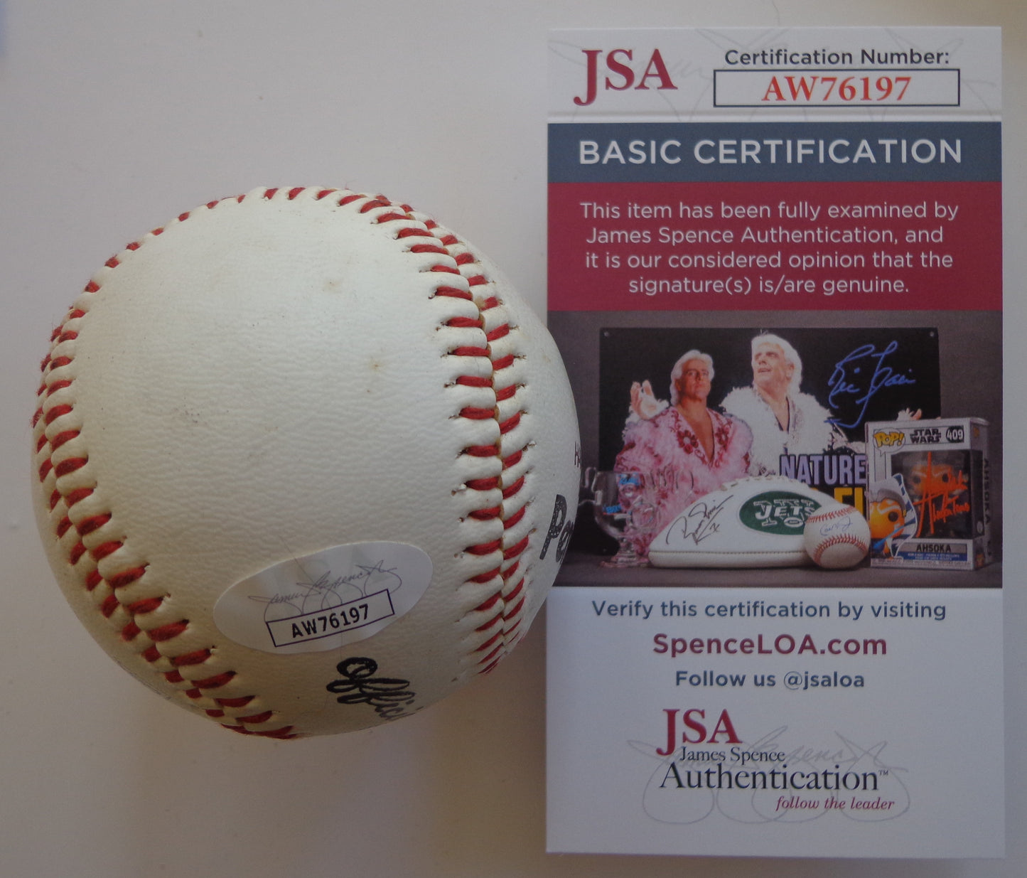 Cleon Jones Signed/Autographed Official League Baseball New York Mets JSA 191797