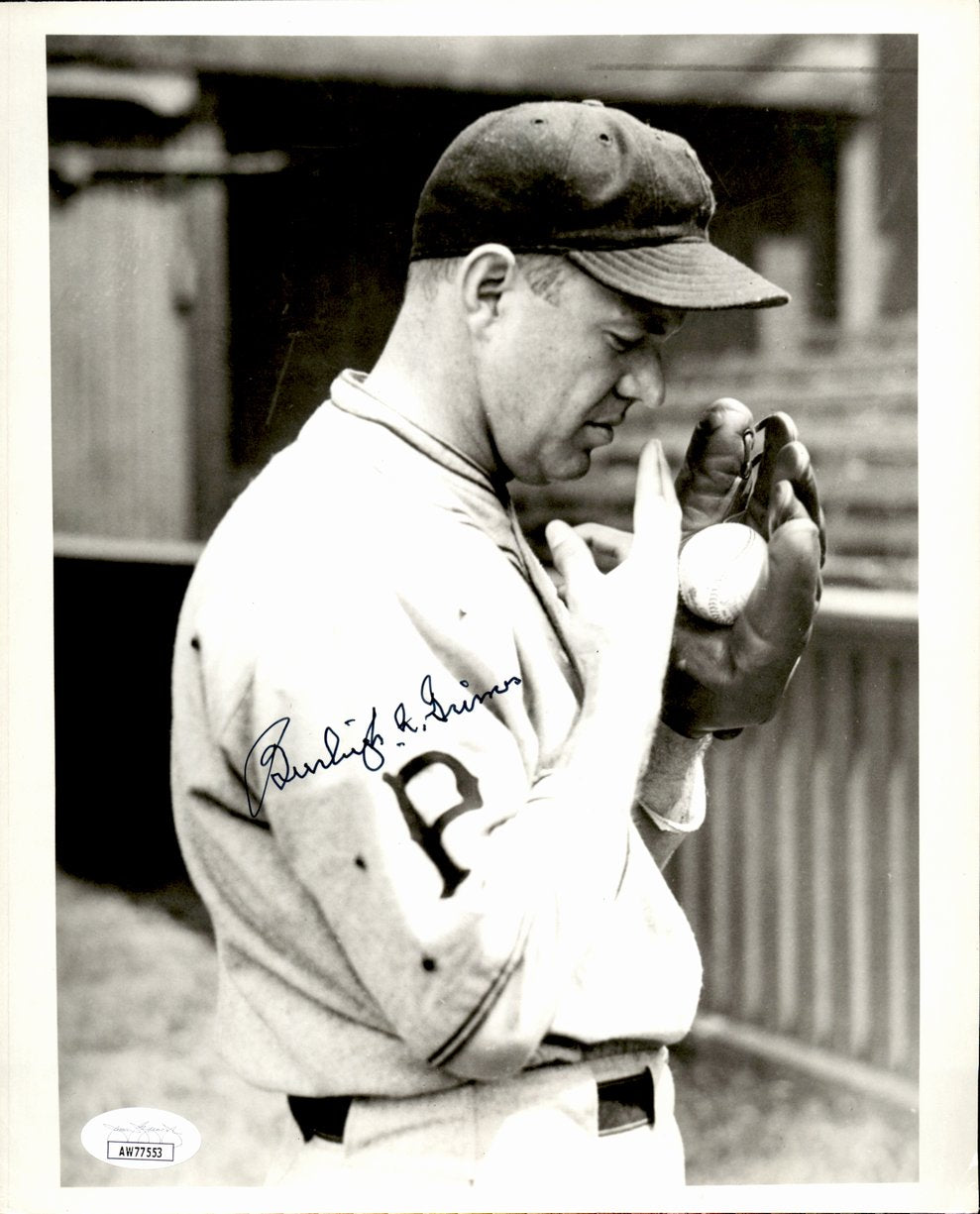 Berleigh Grimes HOF Signed/Autographed 8x10 Photo Pittsburgh Pirates JSA 191438