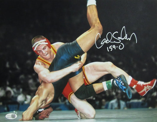 Cael Sanderson Signed/Autographed 11x14 Photo Penn State Wrestling JSA 193155