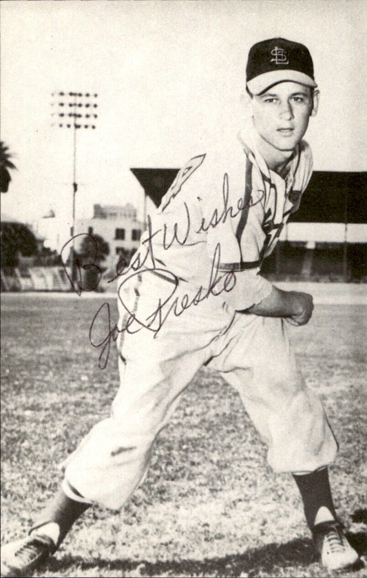 Joe Presko St. Louis Cardinals Signed/Auto 3x5  Photo 178728