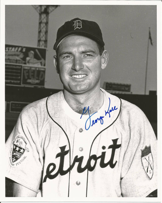 George Kell Detroit Tigers HOF Signed/Autographed 8x10 B/W Photo 149989