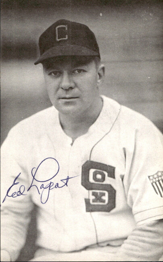 Ed Lopat White Sox d. 1992 Signed/Autographed 3x5  Photo 178572