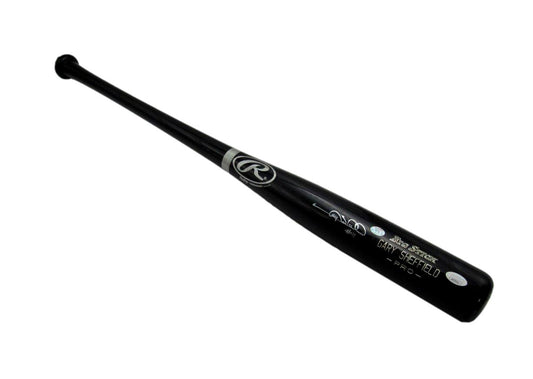 Gary Sheffield Signed/Auto Rawlings Big Stick Black Bat L.A. Dodgers JSA 192227