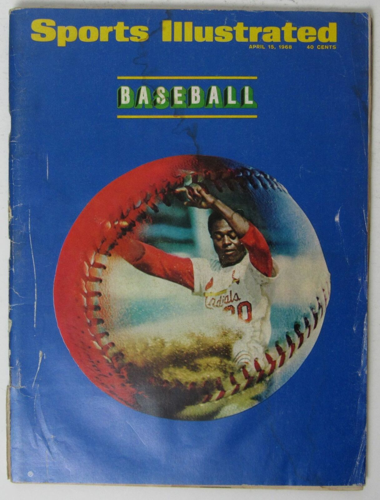 1968 Sports Illustrated Magazine Baseball Edition 4/15/68 NO LABEL 144965