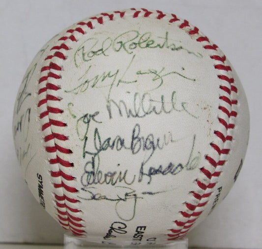 1991 Team Autographed by 23 Players Rawlings OEL Baseball Reading Phillies