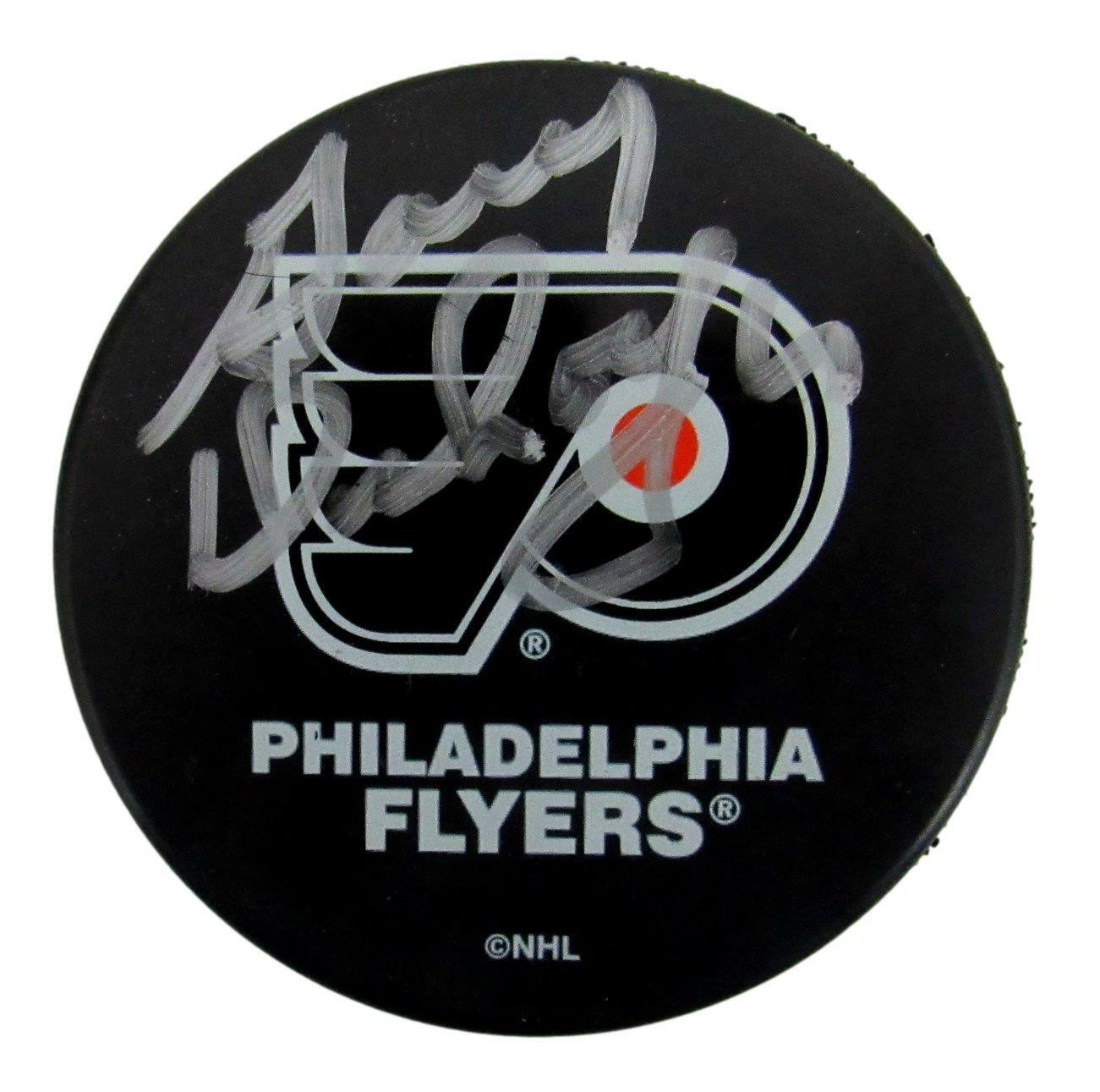 Gary Dornhoefer Signed/Autographed Philadelphia Flyers Hockey Puck JSA 1583315