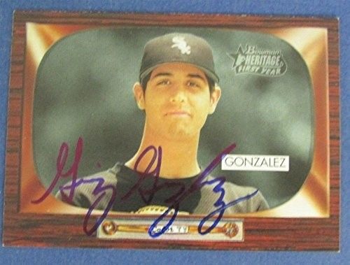 Gio Gonzalez A's Nationals Signed 2004 Bowman Heritage Baseball Card #245 123773