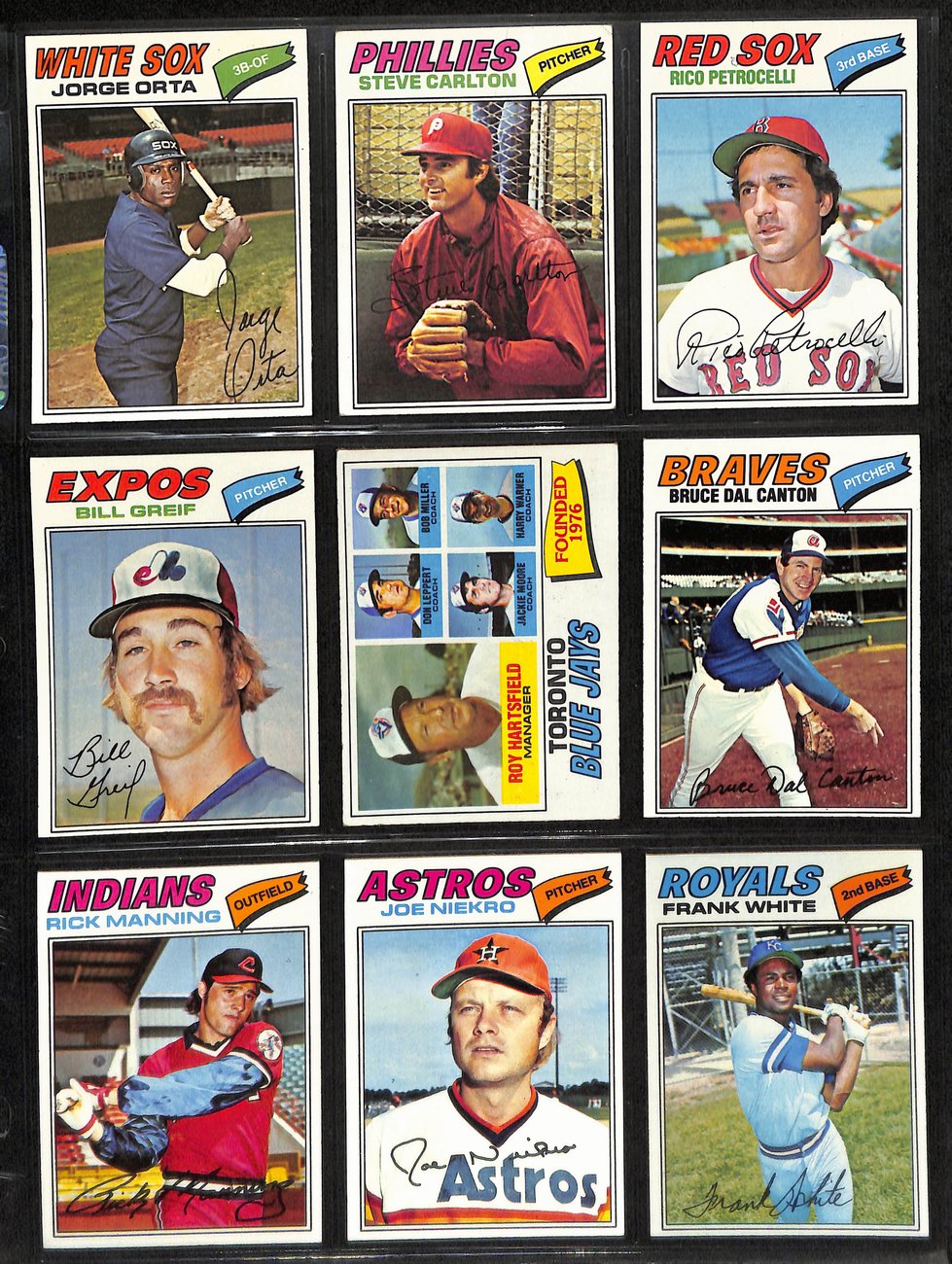 1977 Topps Baseball Card Complete Set (1-660) Dawson Fidrych Sutter Ryan 191961