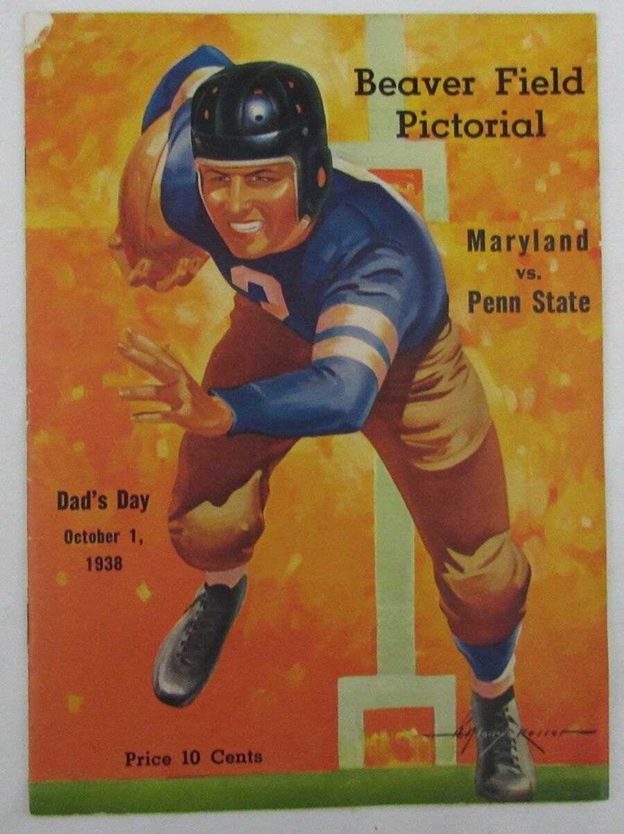 1938 Penn State Nittany Lions vs. Maryland College Football Program 137522