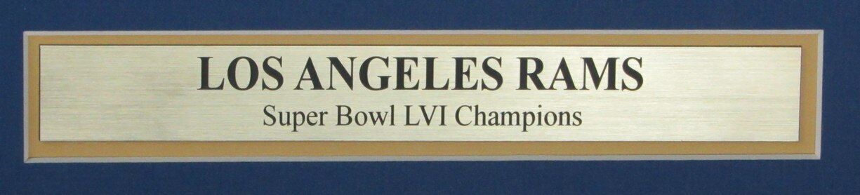 2022 Los Angeles Times Newspaper Rams Super Bowl LVI Champs Framed 166667