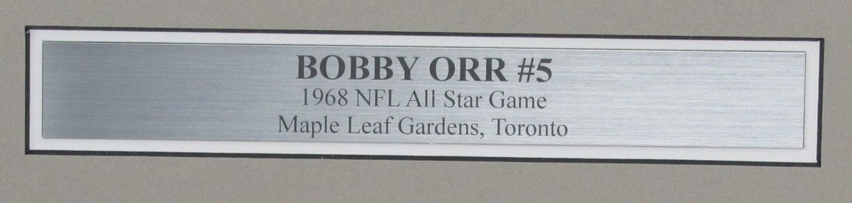 Bobby Orr HOF Signed 11x14 Photo 1968 All-Star Game Framed GNR 187189