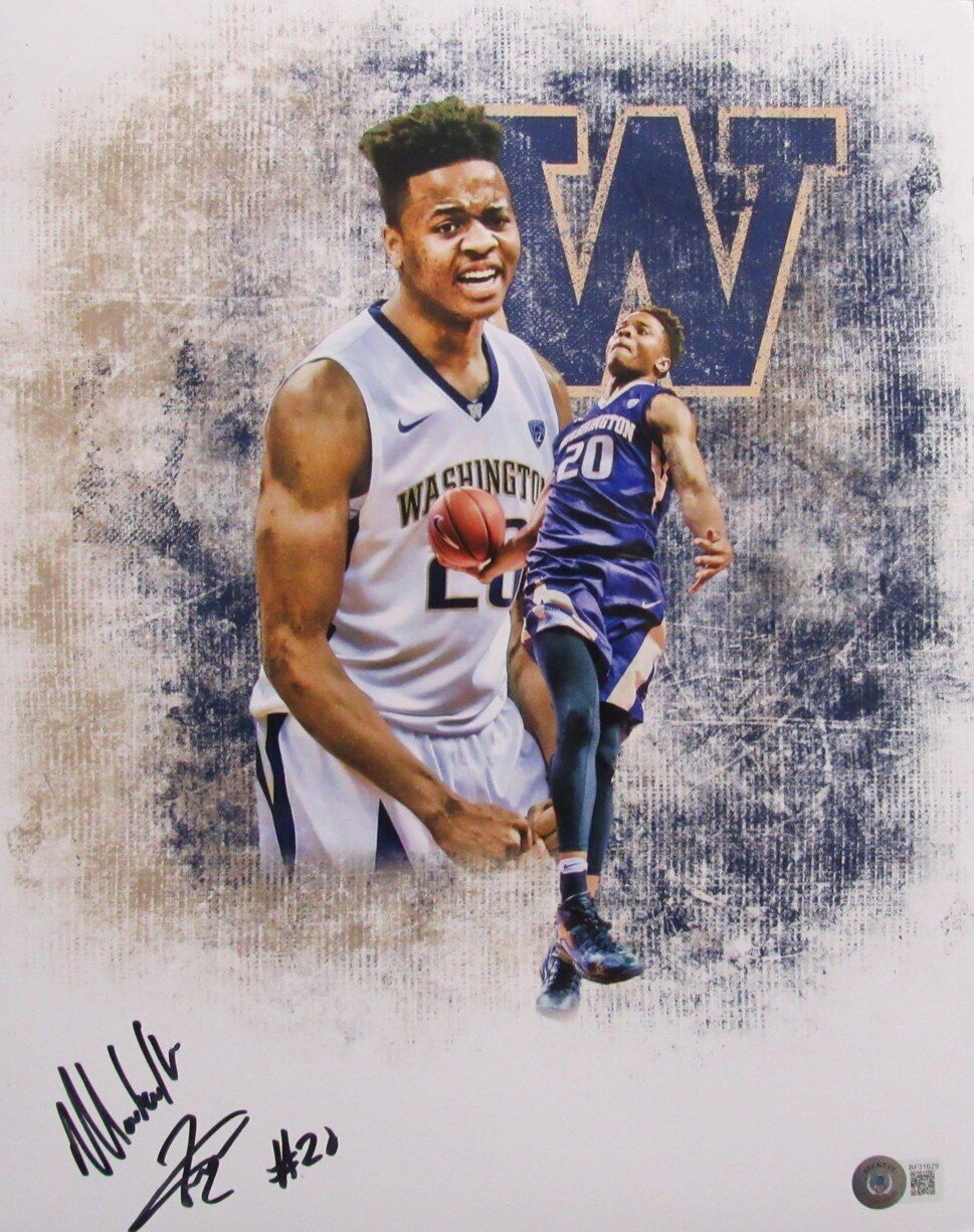 Markelle Fultz Autographed 11x14 Basketball Photo Washington Beckett