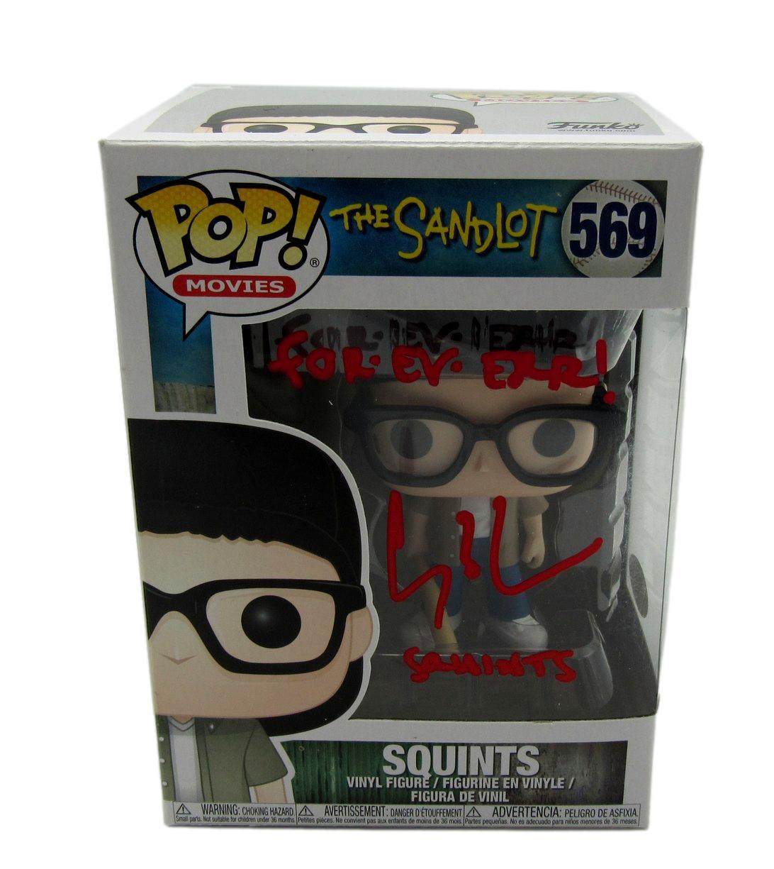 Chauncey Leopardi Signed/Insc Funko Pop! #569 "The Sandlot - Squints" JSA 185383