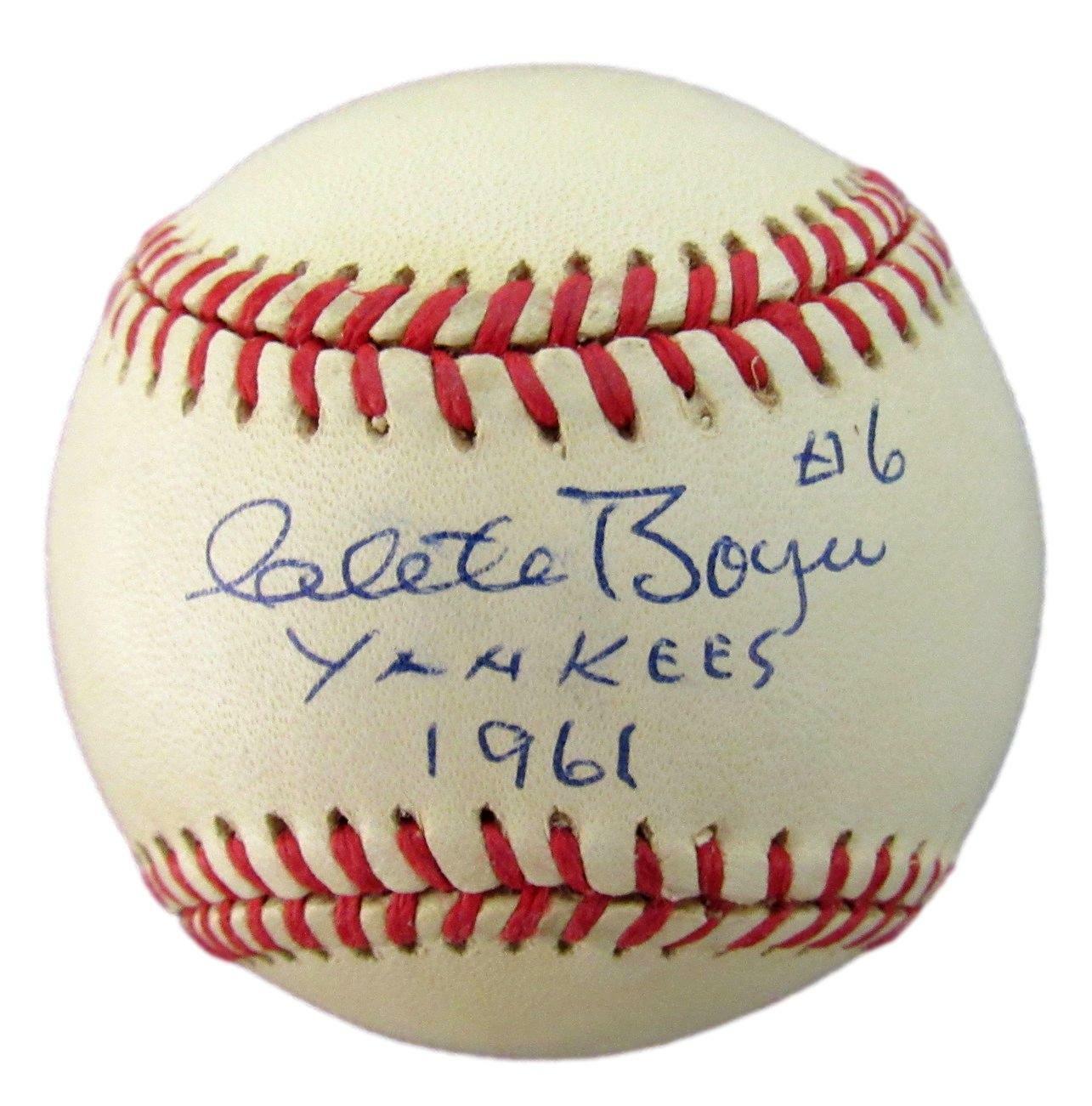 Clete Boyer Yankees Signed/Inscribed Rawlings OAL Baseball PSA/DNA 162081