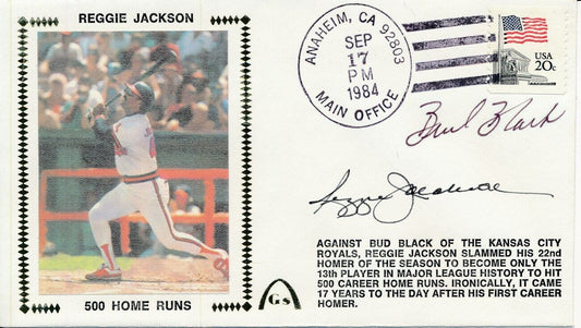 Jackson/Black 1984 Dual-Signed First Day Cover Anaheim, CA JSA 149965