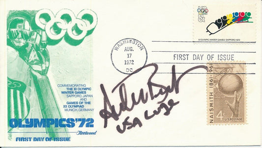 Tony Benshoof Olympic Luge Team Signed 1972 First Day Cover/FDC 151295