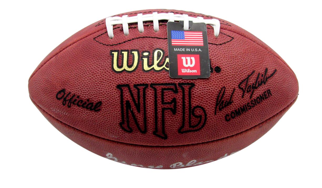 George Blanda HOF Signed/Inscribed Wilson NFL Football Raiders PSA/DNA 188955