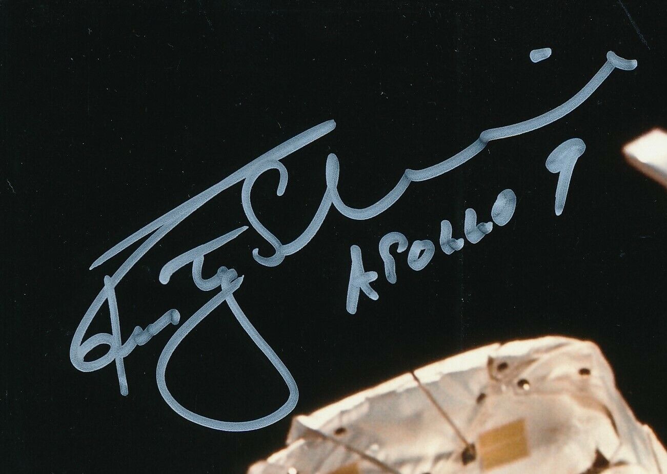 Rusty Schweickart Appolo 9 Astronaut Signed/Inscribed 8x10 Photo PSA/DNA 164264