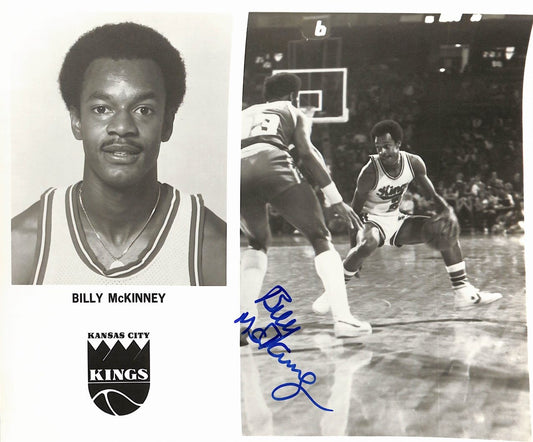 Billy McKinney KC Kings Vintage Team Issued Signed/Auto 8x10 Photo 189130