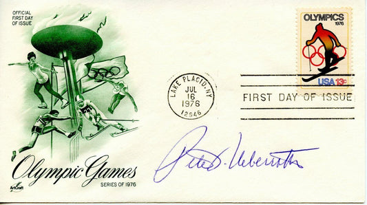 Peter Ueberroth  Signed FDC 1976 Olympics Stamp First Day Cover/Envelope 147290