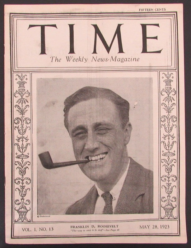 Time Magazine Vol I No 13 May 28, 1923 Franklin D. Roosevelt 183264