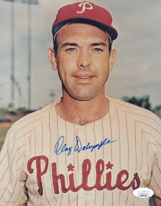 Clay Dalrymple Autographed 8x10 Photo Philadelphia Phillies JSA 181936