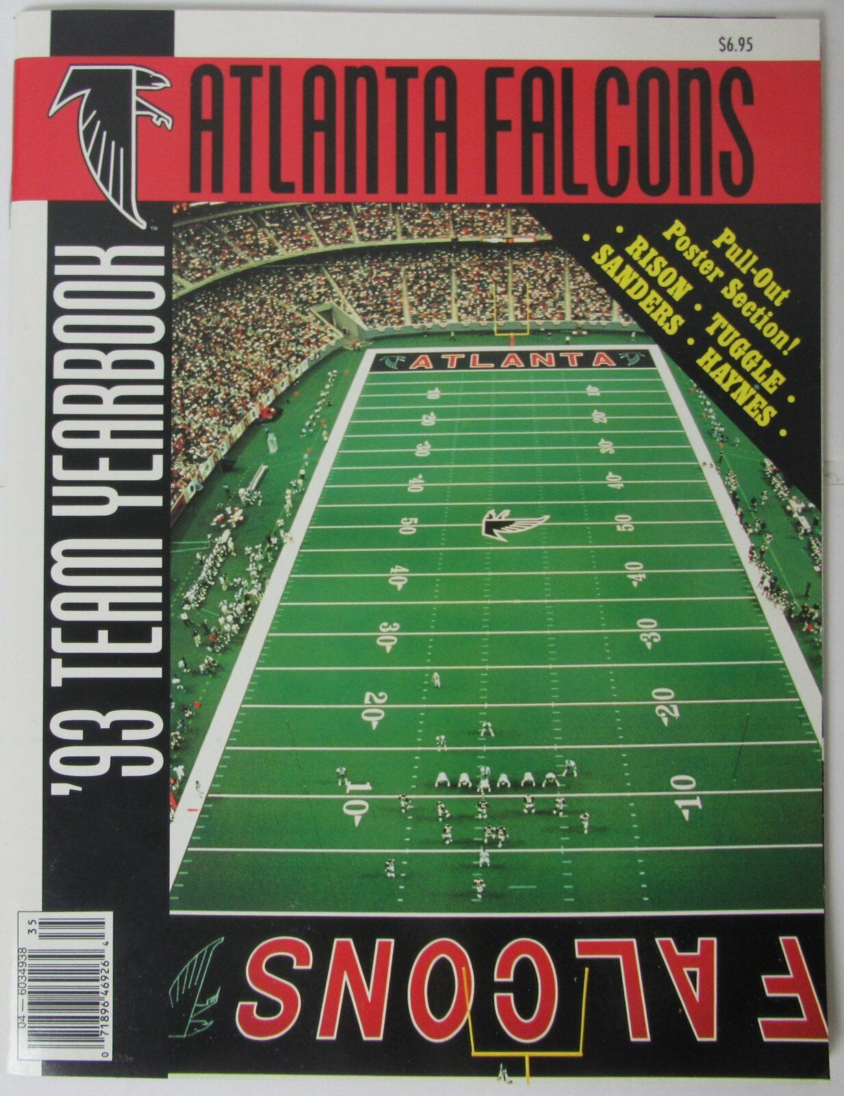 1993 Atlanta Falcons NFL Football Yearbook 145574