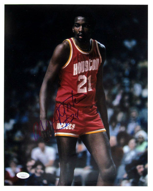 Moses Malone HOF Houston Rockets Signed/Autographed 11x14 Photo JSA 160853