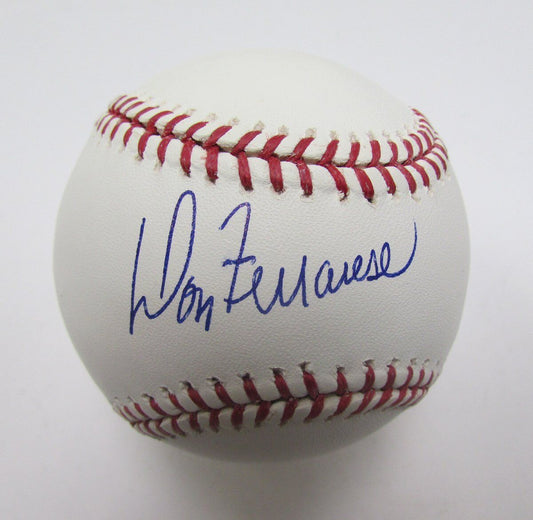 Don Ferrarese Phillies Signed/Autographed OML Baseball 139322