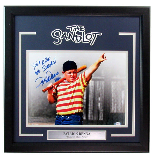 Patrick Renna Autographed/Inscr 11x14 Photo "The Sandlot" Framed PSA/DNA 177474