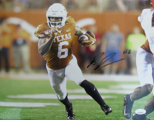 Devin Duvernay University of Texas Signed/Autographed 11x14 Photo JSA 158219