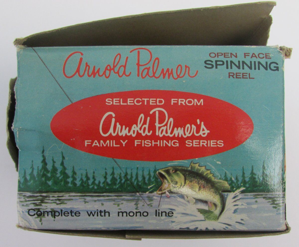 Vintage Arnold Palmer Spinning Reel w/Box 1960's Super Rare 136341