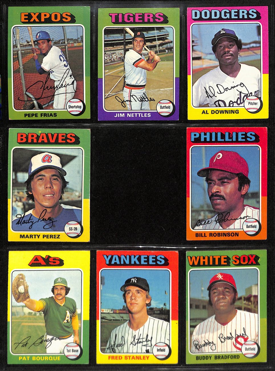 1975 Topps Baseball Card Complete Set (1-660) Brett (RC) Yount (RC) Aaron 191953