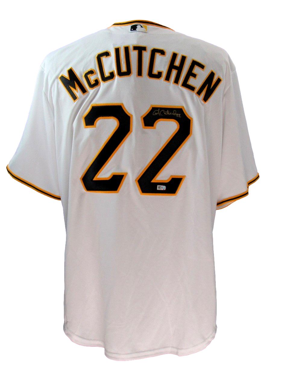 Andrew McCutchen Signed White Nike Baseball Jersey Pirates Size XL Hunt Holo 807