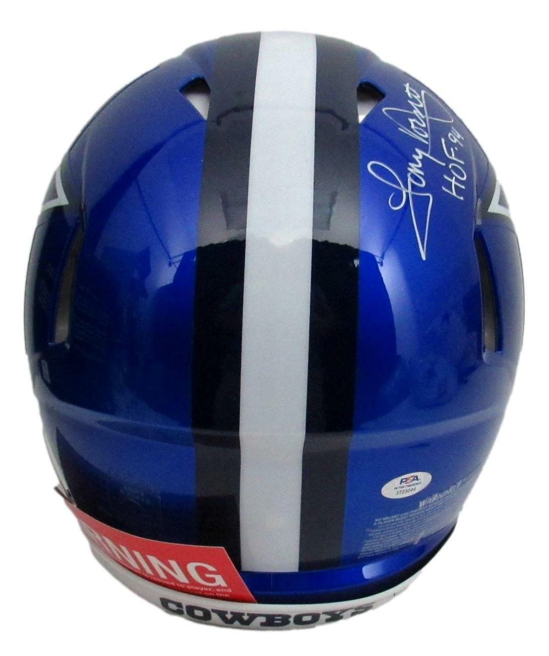 Tony Dorsett HOF Cowboys Signed Full Size Flash Authentic Helmet PSA/DNA 163696