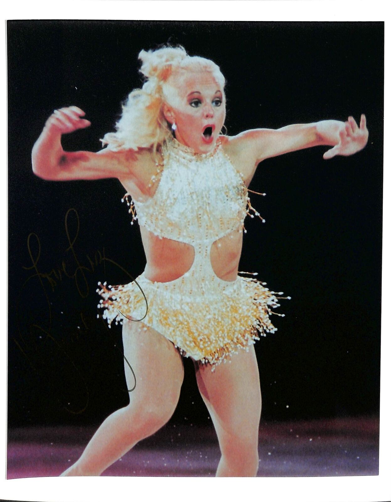 Elizabeth Manley 1988 Olympic/World Silver Medalist Signed 8x10 Photo 180477