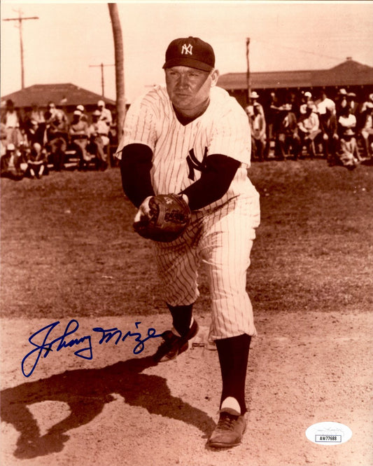 Johnny Mize HOF Signed/Autographed 8x10 Photo New York Yankees JSA 191205