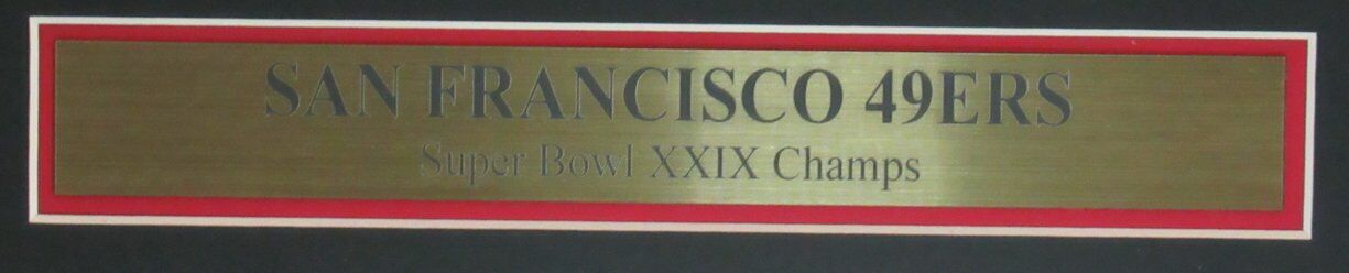 1995 San Francisco Examiner Newspaper 49ers Super Bowl XXIX Champs Framed 166170