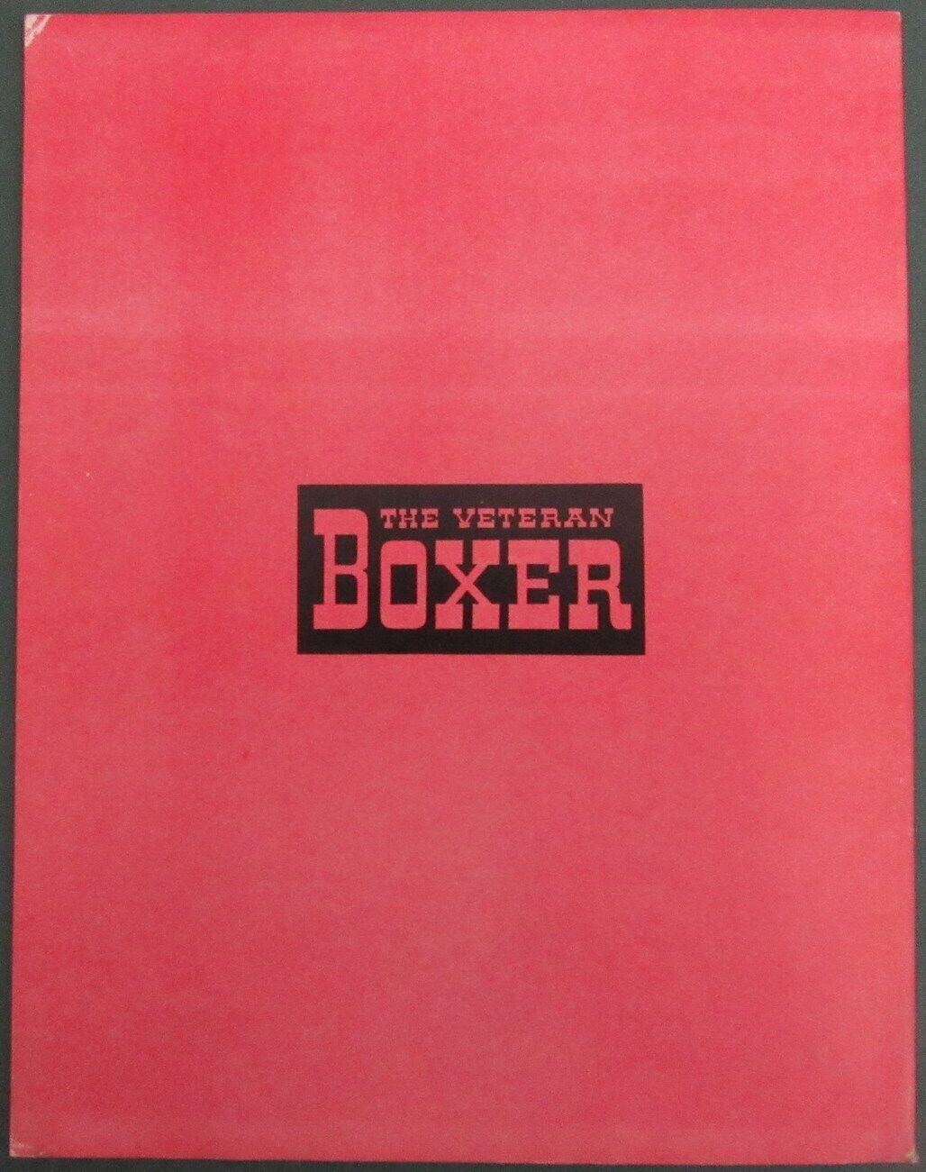 Summer 1956 Vintage The Veteran Boxer Magazine Basilio/DeMarco 167708