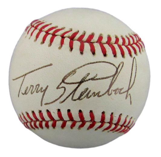 Terry Steinbach Signed/Autographed Athletics Rawlings OAL Baseball JSA 149455