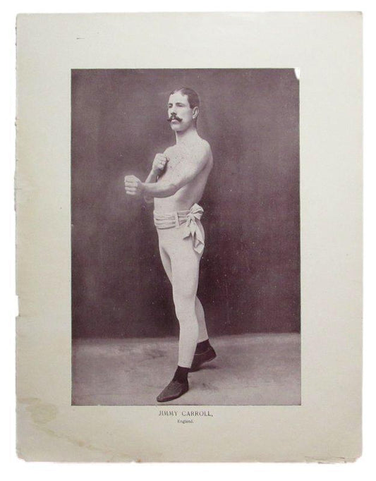 Jimmy Carroll England 1895 Boxing Gladiators 11x15 Supplement Poster