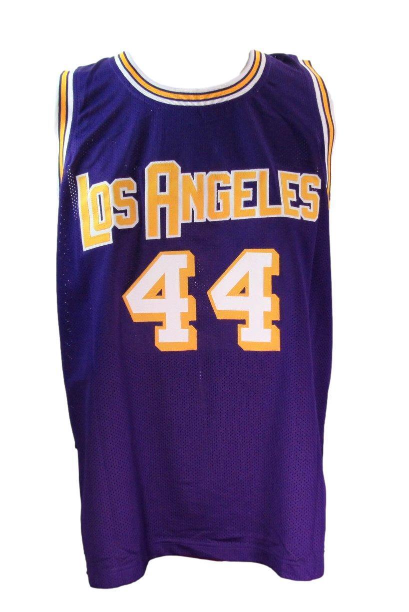 Jerry West HOF Autographed Custom Basketball Jersey Lakers PSA/DNA 177735