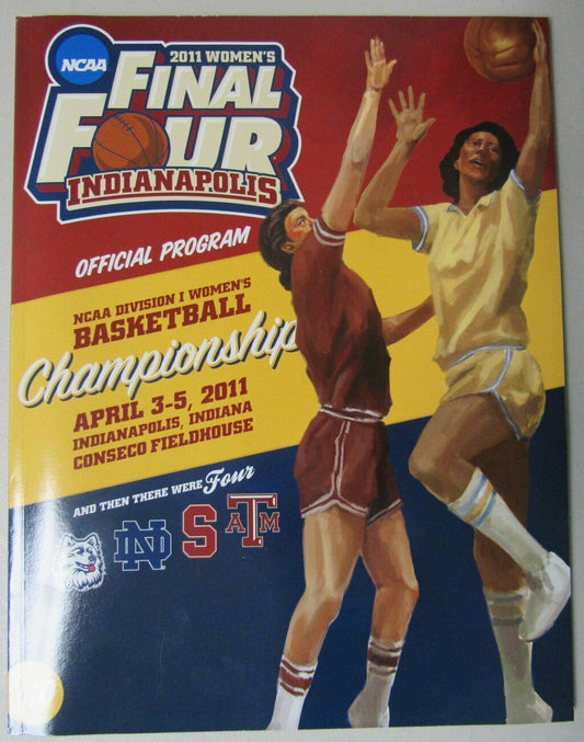 2011 NCAA Women's Basketball Final Four Program Texas A&M Champs 153414