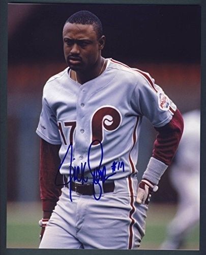 Ricky Jordan Phillies Autographed/Signed 8x10 Photo 124444