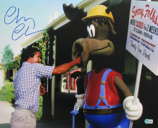 Chevy Chase Signed/Autographed 16x20 Photo "Family Vacation" Beckett 189751