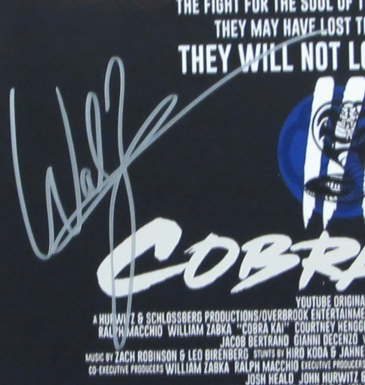 William Zabka/Ralph Macchio "Cobra Kai" Dual-Signed 11x17 Poster JSA 164809