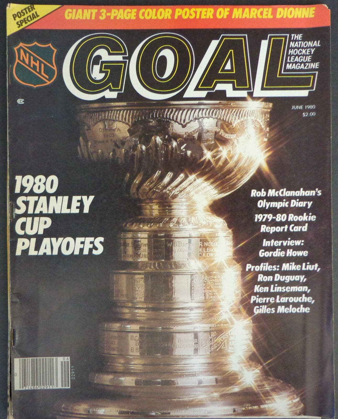 1980 GOAL NHL Program New York Rangers vs. Los Angeles Kings 178076