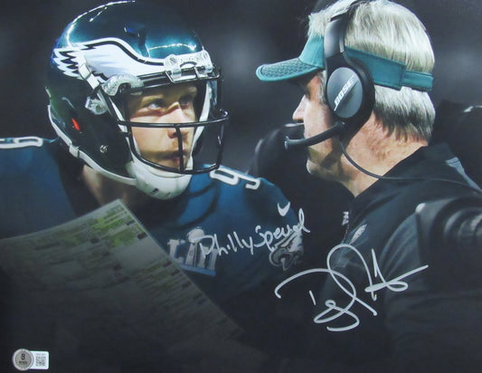 Doug Pederson Autographed/Inscribed Philadelphia Eagles 11X14 Photo Beckett 7349