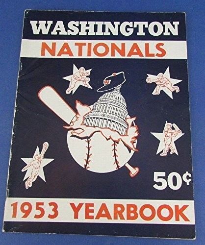 Vintage 1953 Washington Nationals Official Yearbook 122913