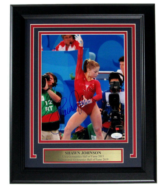 Shawn Johnson USA Gymnastics Signed/Autographed 8x10 Photo Framed JSA 164081